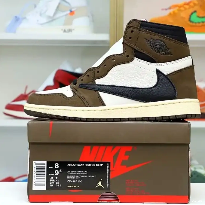 TRAVIS RETRO AIR OG X 'MOCHA' HIGH JORDAN Kimikick 1 SCOTT 0421